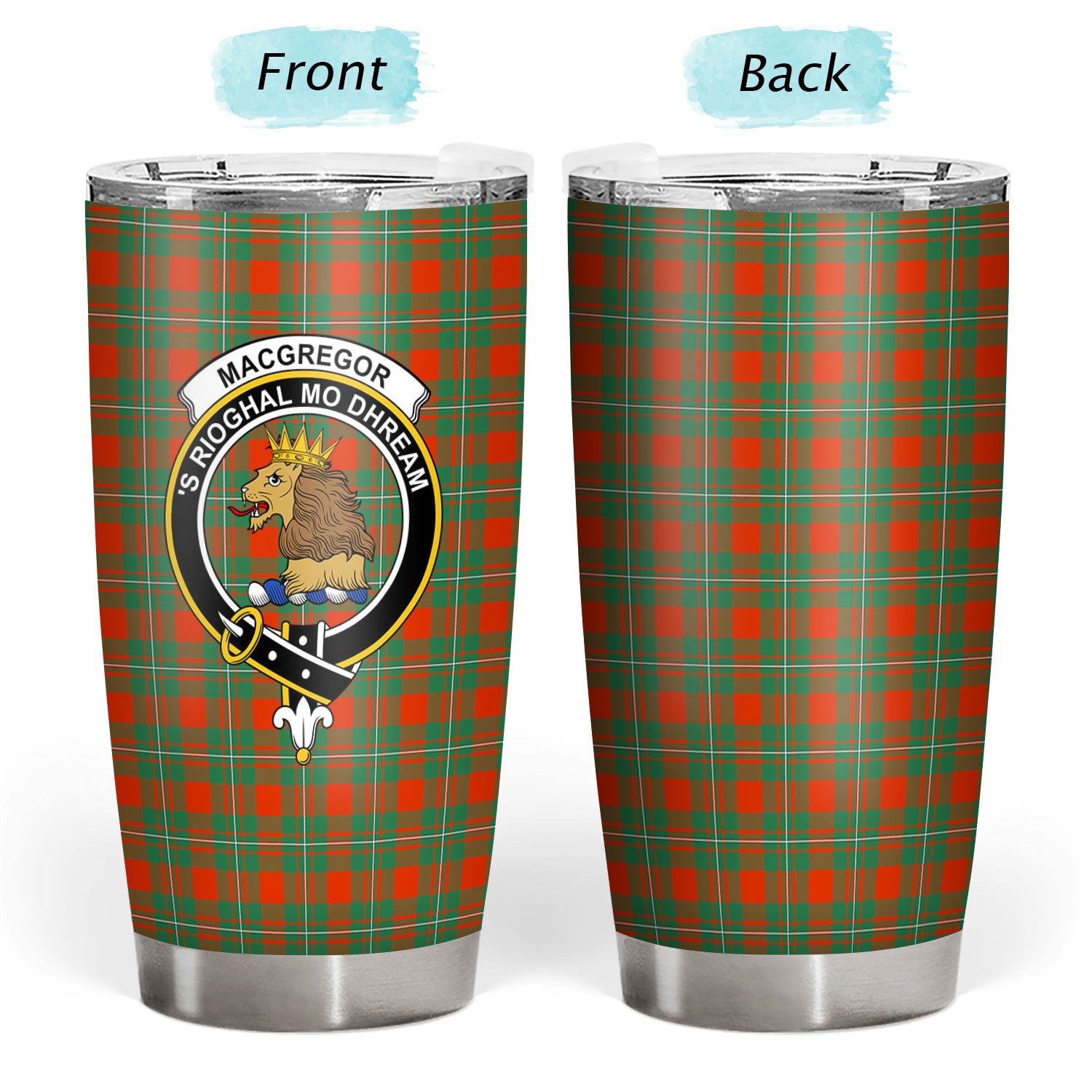 MacGregor Ancient Tartan Crest Tumbler