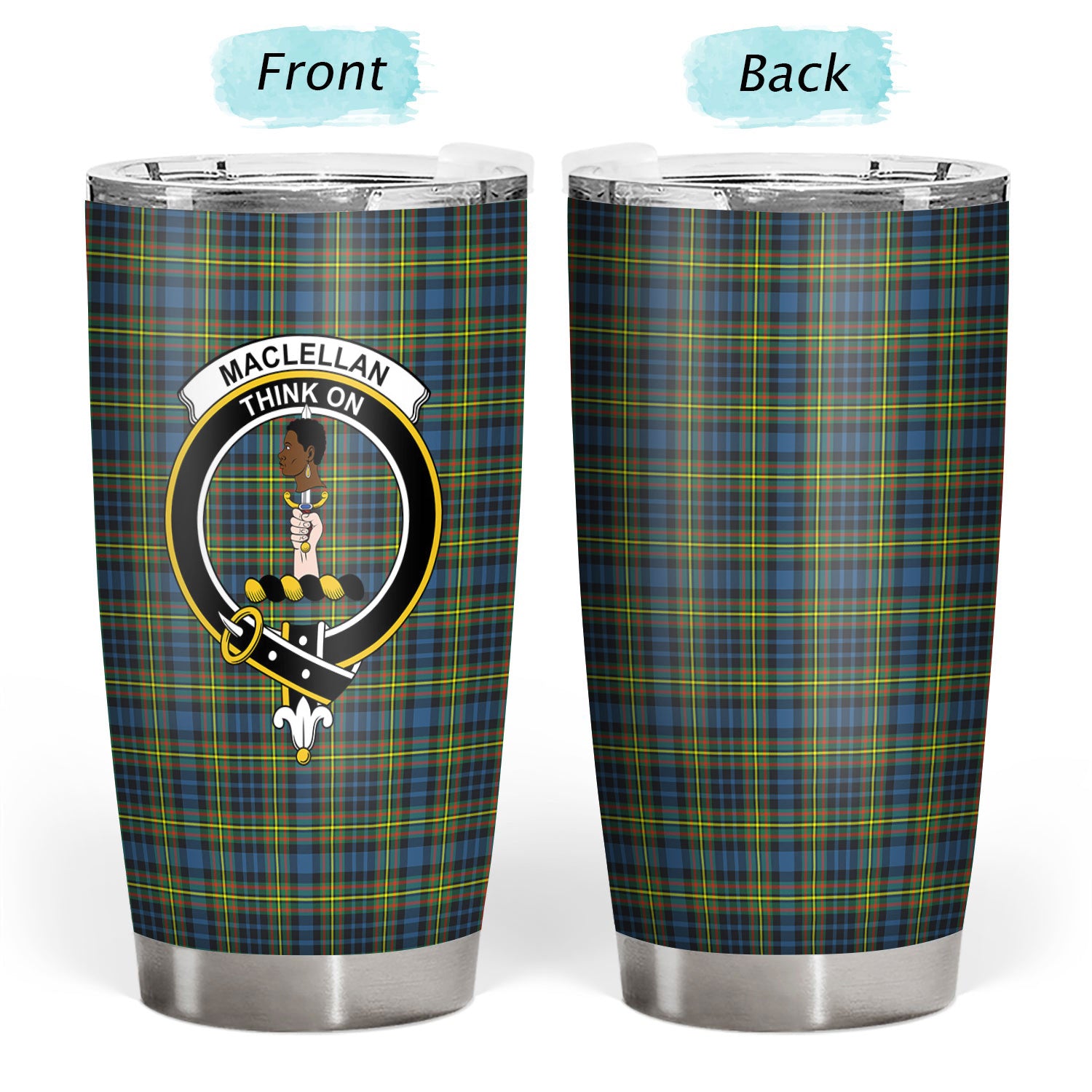 MacLellan Ancient Tartan Crest Tumbler