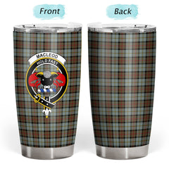 MacLeod of Harris Weathered Tartan Crest Tumbler