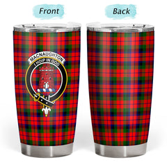 MacNaughton Modern Tartan Crest Tumbler