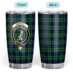 MacNeil of Colonsay Modern Tartan Crest Tumbler