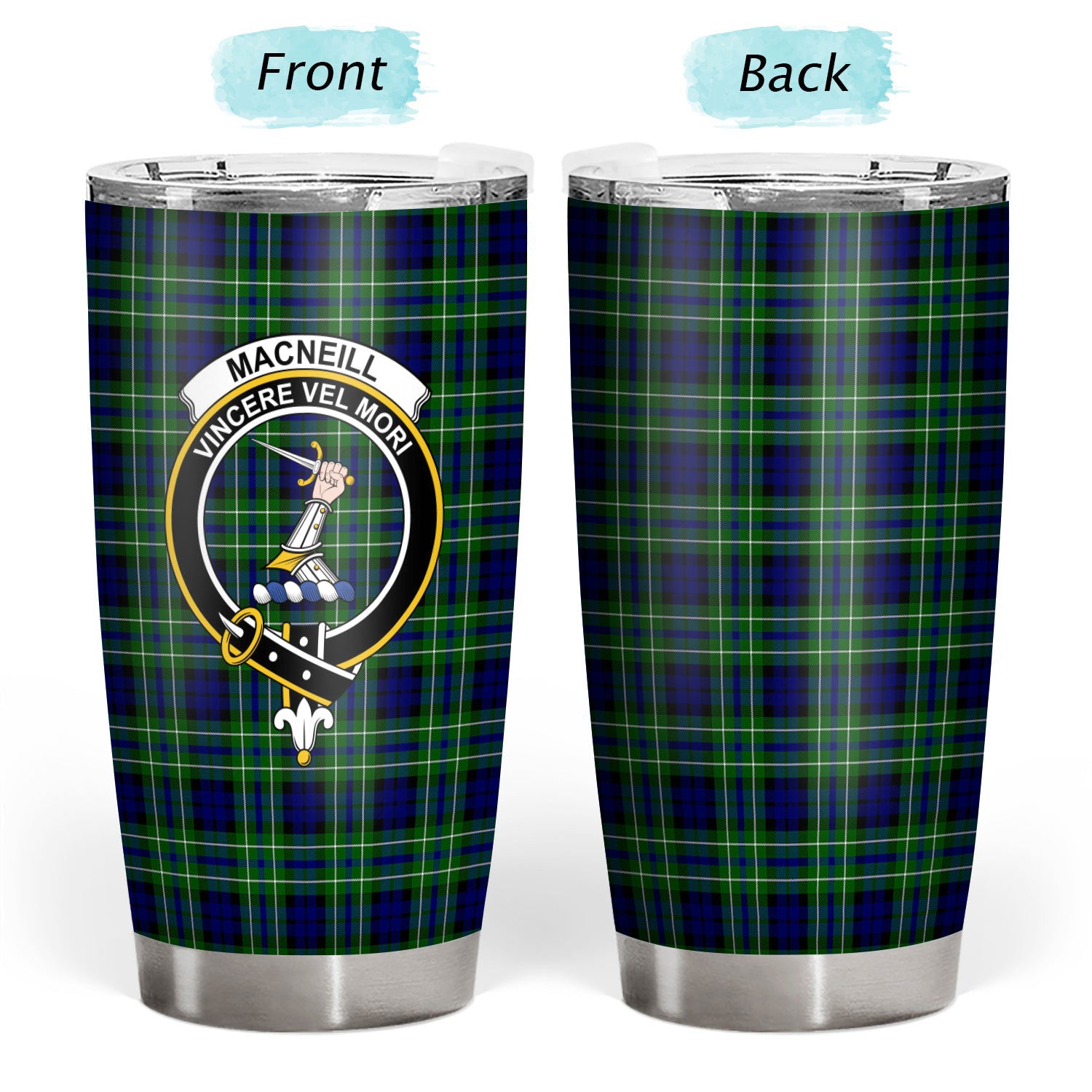 MacNeill of Colonsay Ancient Tartan Crest Tumbler