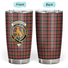 MacPherson Ancient Tartan Crest Tumbler