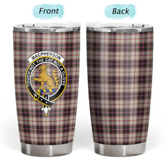 MacPherson Hunting Ancient Tartan Crest Tumbler