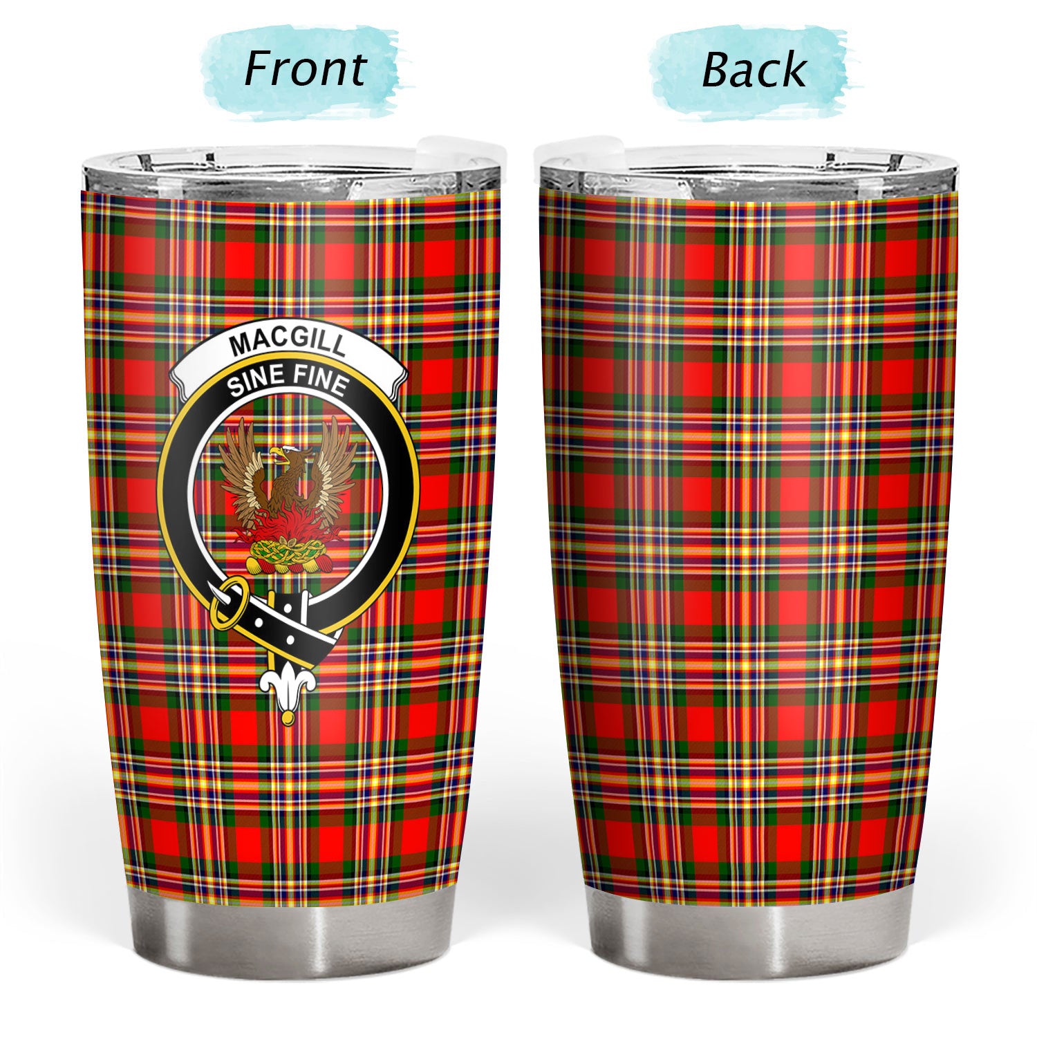 Makgill Tartan Crest Tumbler