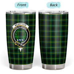 McArthur Modern Tartan Crest Tumbler