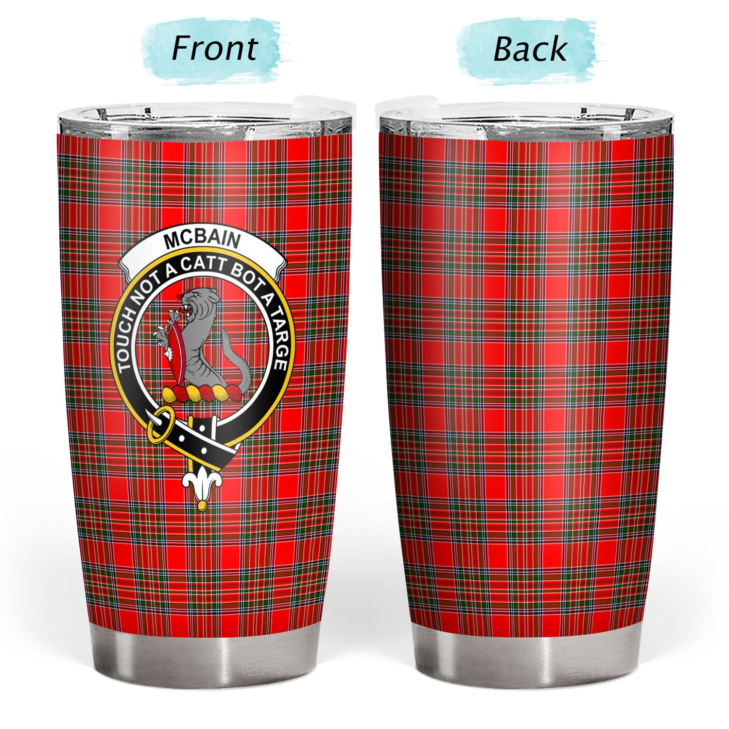 McBain Tartan Crest Tumbler