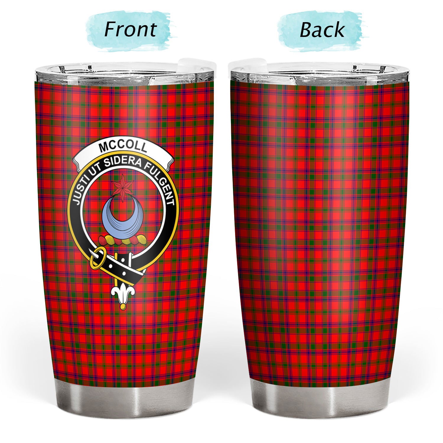 McColl Tartan Crest Tumbler