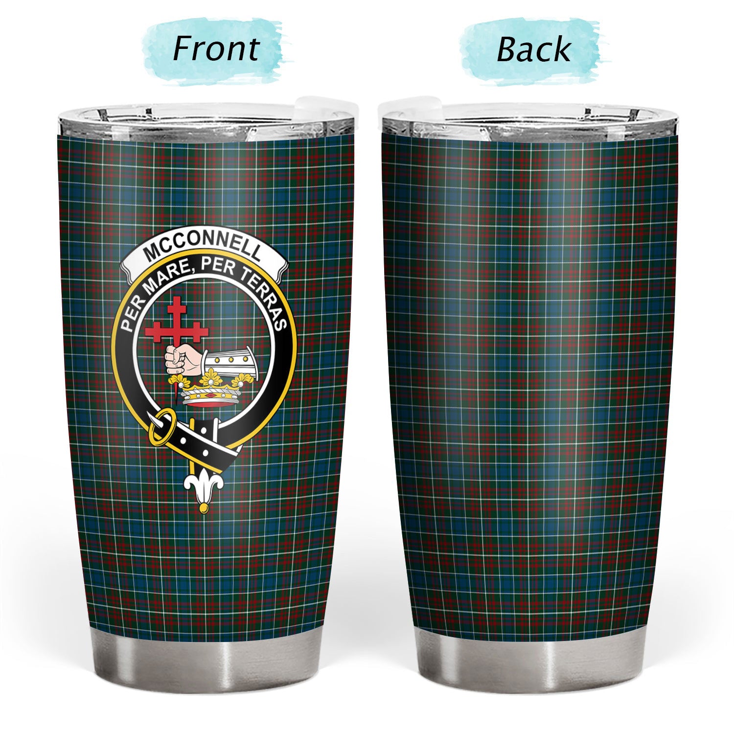 McConnell Tartan Crest Tumbler