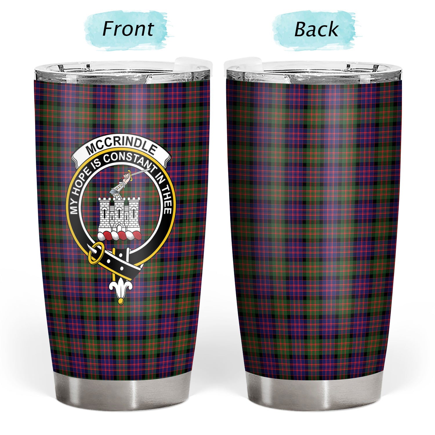 McCrindle Tartan Crest Tumbler