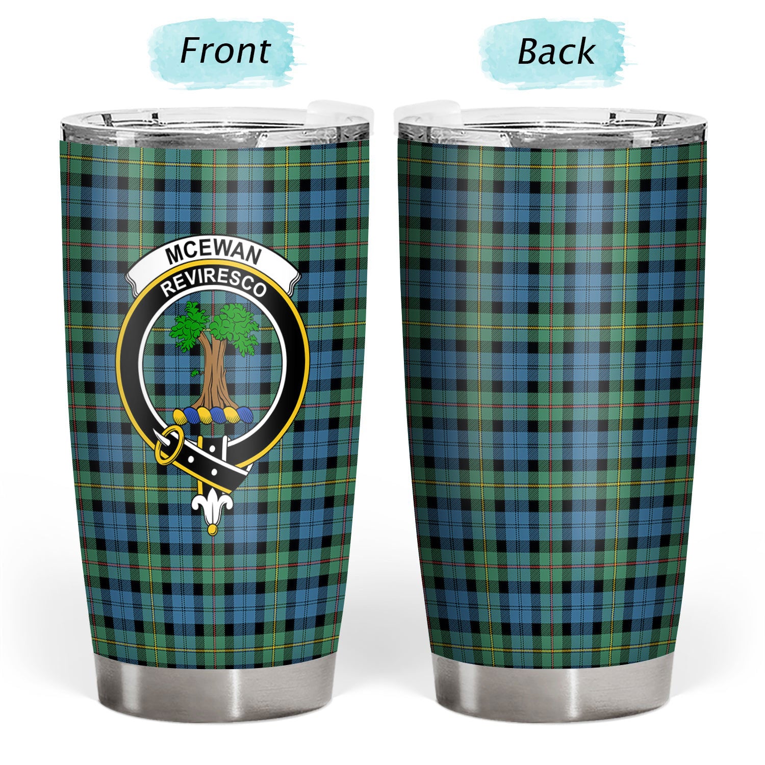 McEwan Ancient Tartan Crest Tumbler