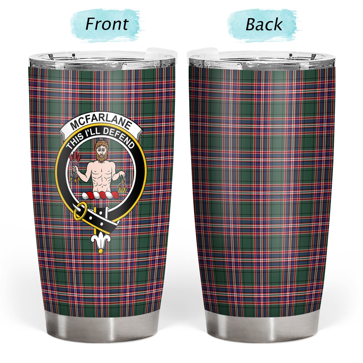 McFarlane Hunting Modern Tartan Crest Tumbler