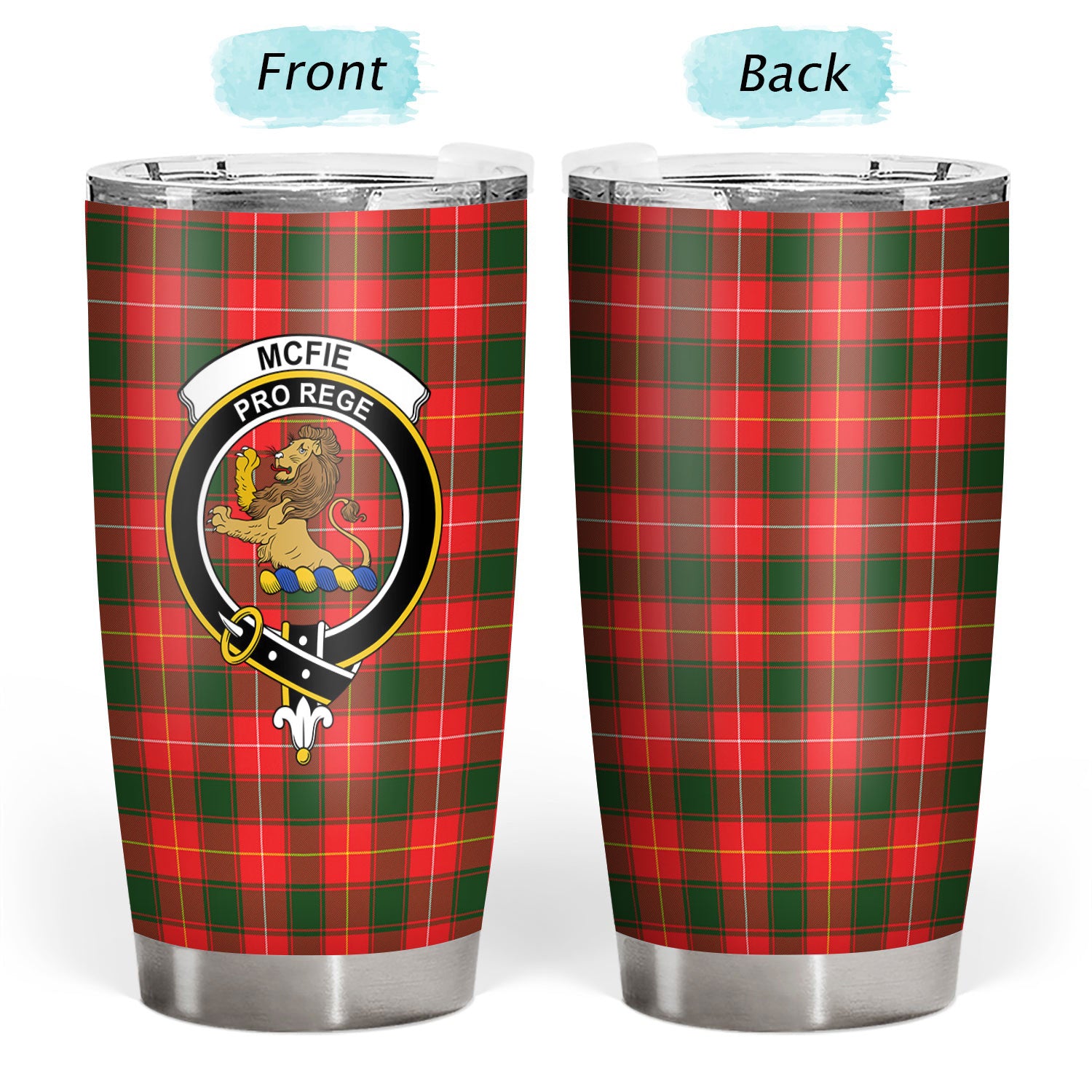 McFie Tartan Crest Tumbler