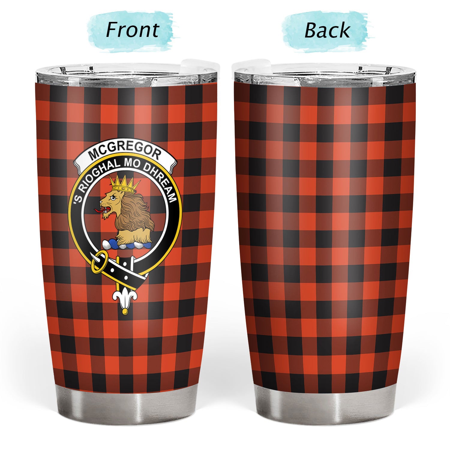 McGregor Rob Roy Ancient Tartan Crest Tumbler