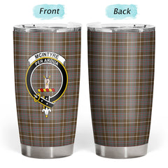 McIntyre Hunting Weathered Tartan Crest Tumbler