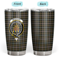 McKenzie Weathered Tartan Crest Tumbler