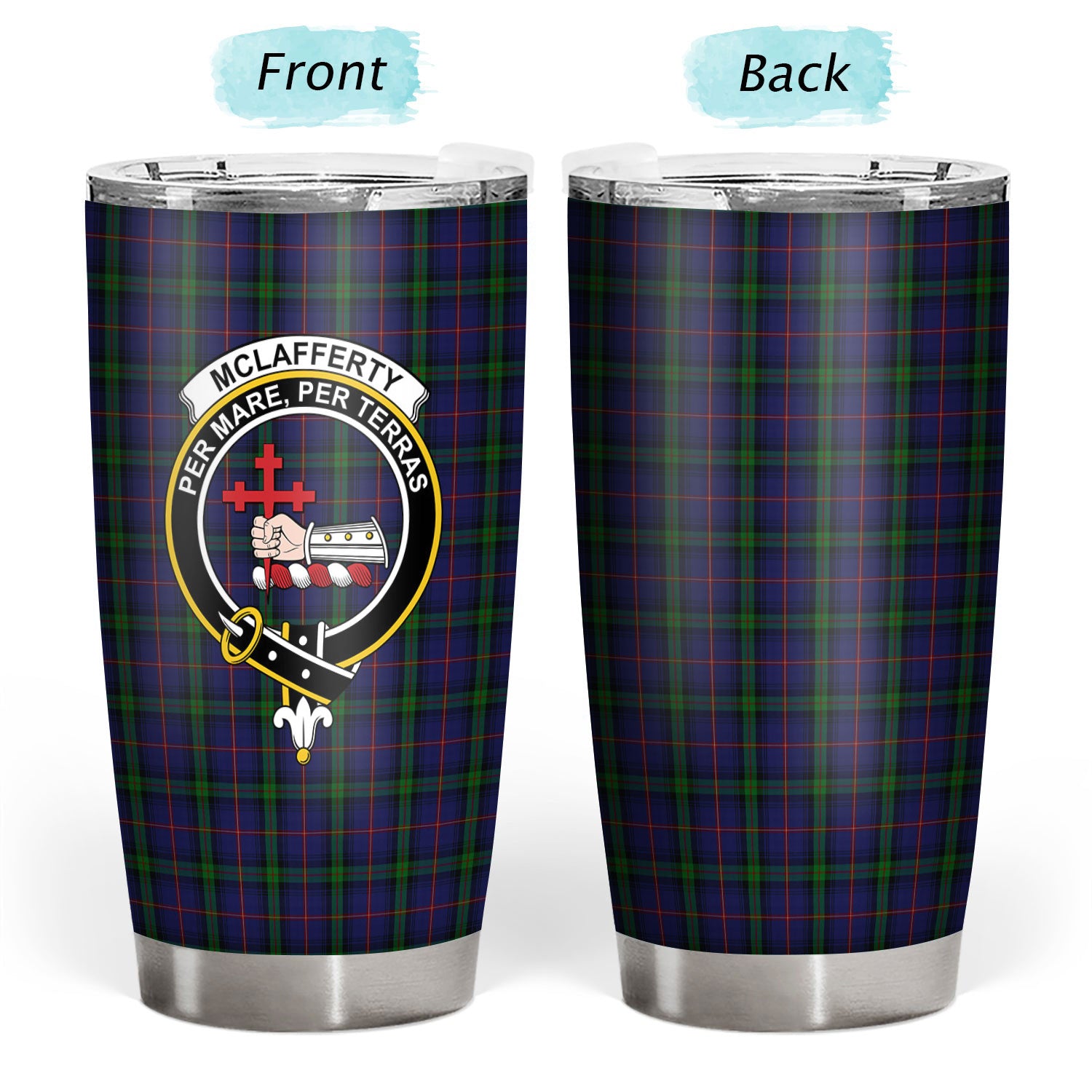 McLafferty Tartan Crest Tumbler