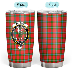 McLaine of Loch Buie Tartan Crest Tumbler