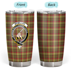 McMillan Old Weathered Tartan Crest Tumbler