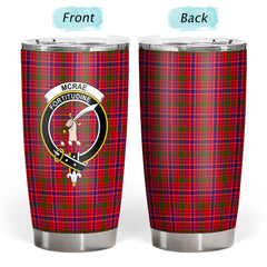 McRae Modern Tartan Crest Tumbler