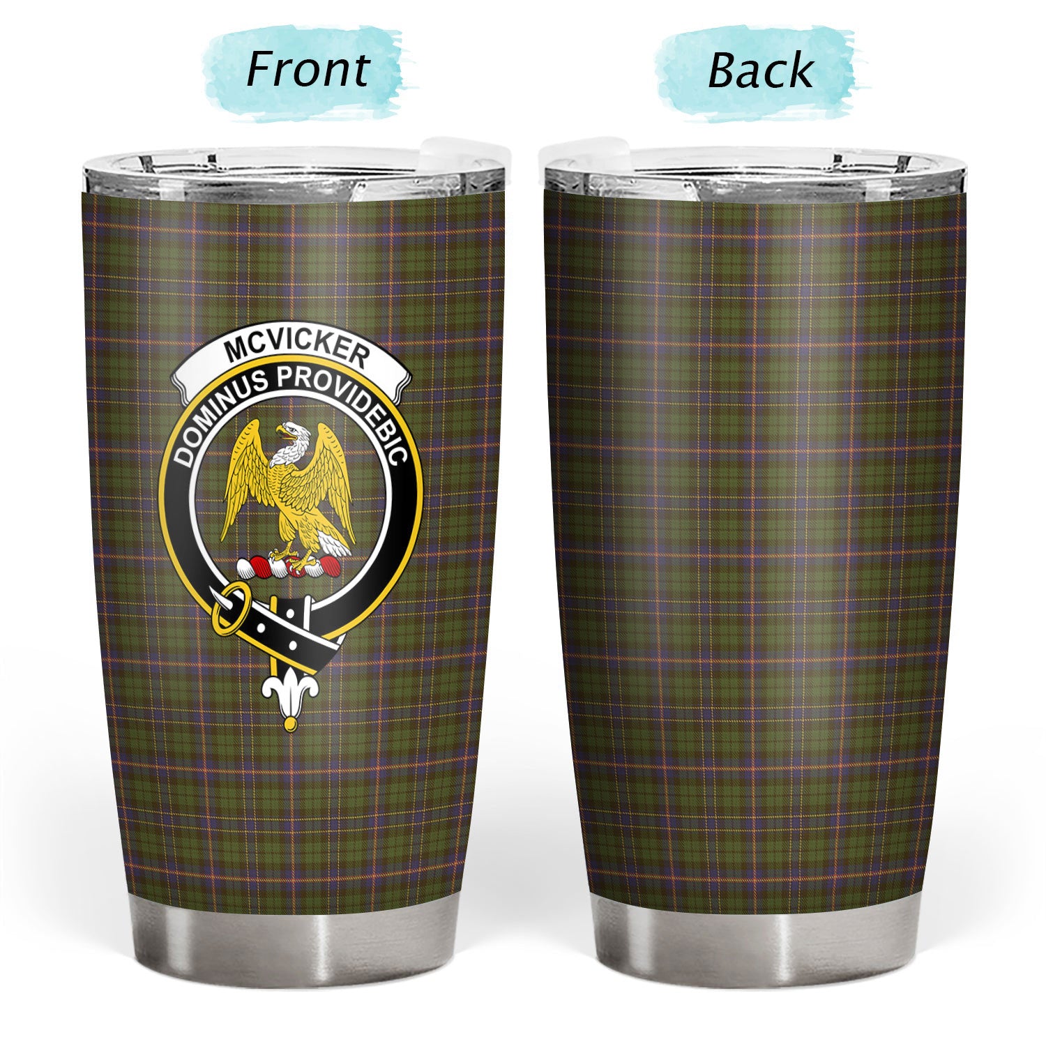 McVicker Tartan Crest Tumbler