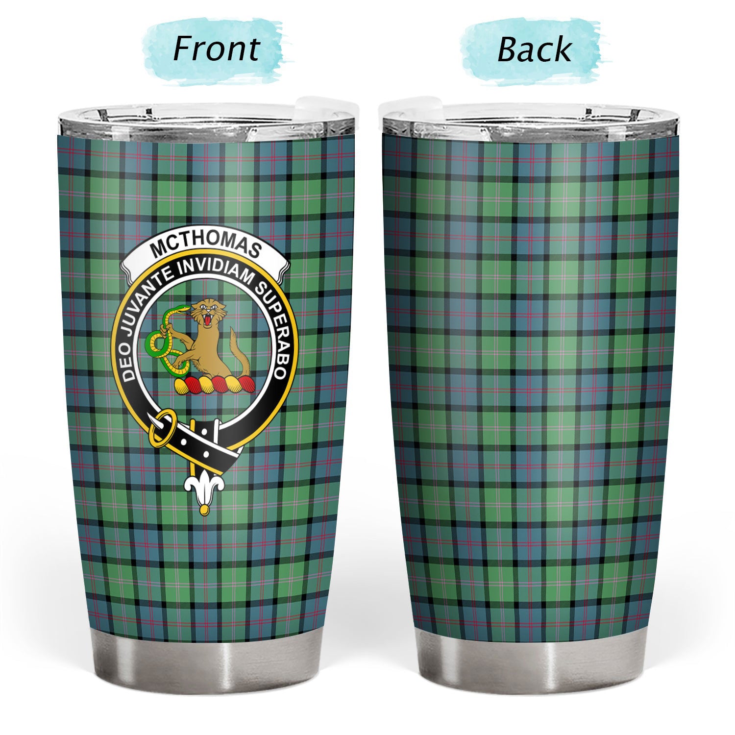 McThomas Ancient Tartan Crest Tumbler