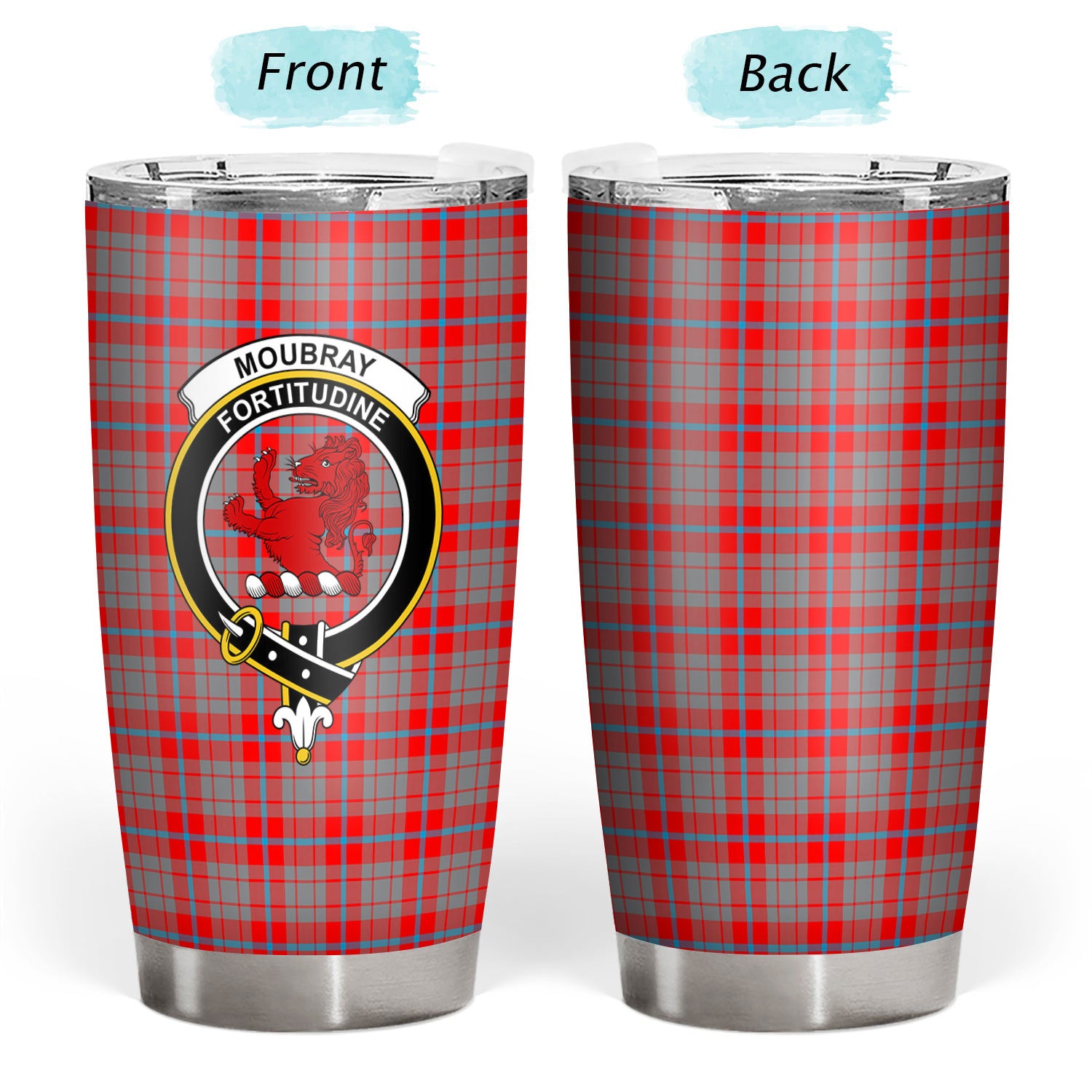 Moubray Tartan Crest Tumbler