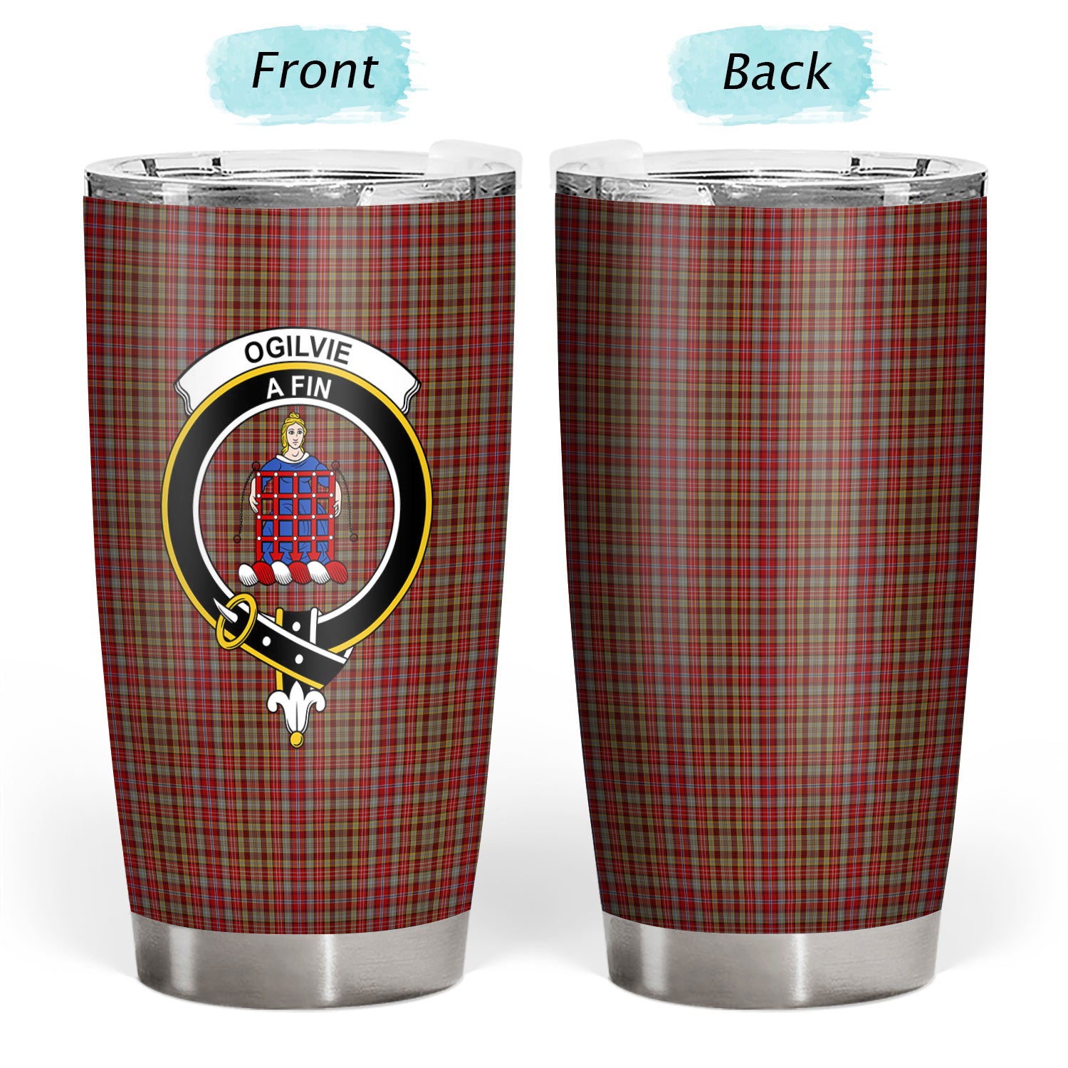 Ogilvie Tartan Crest Tumbler