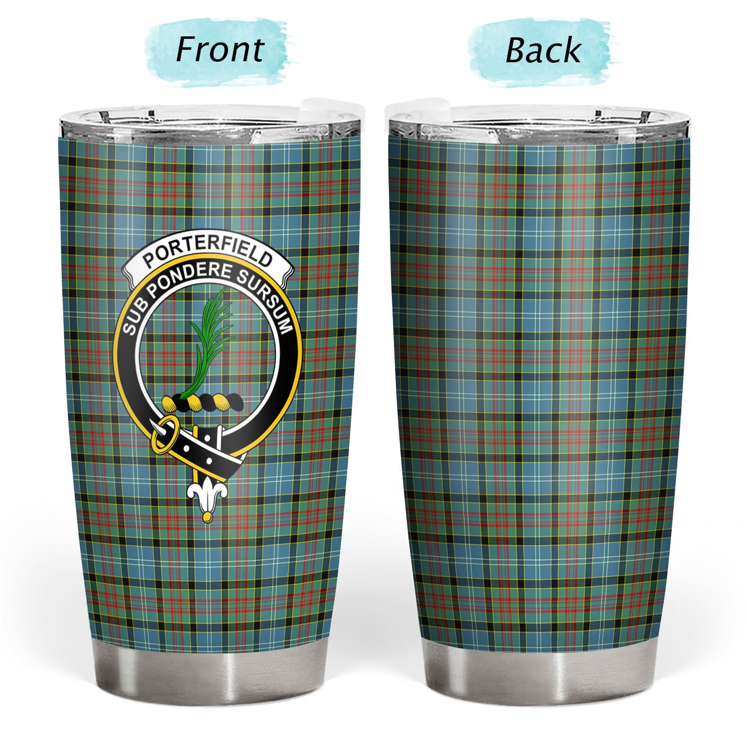 Porterfield Tartan Crest Tumbler