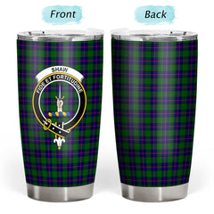 Shaw Modern Tartan Crest Tumbler