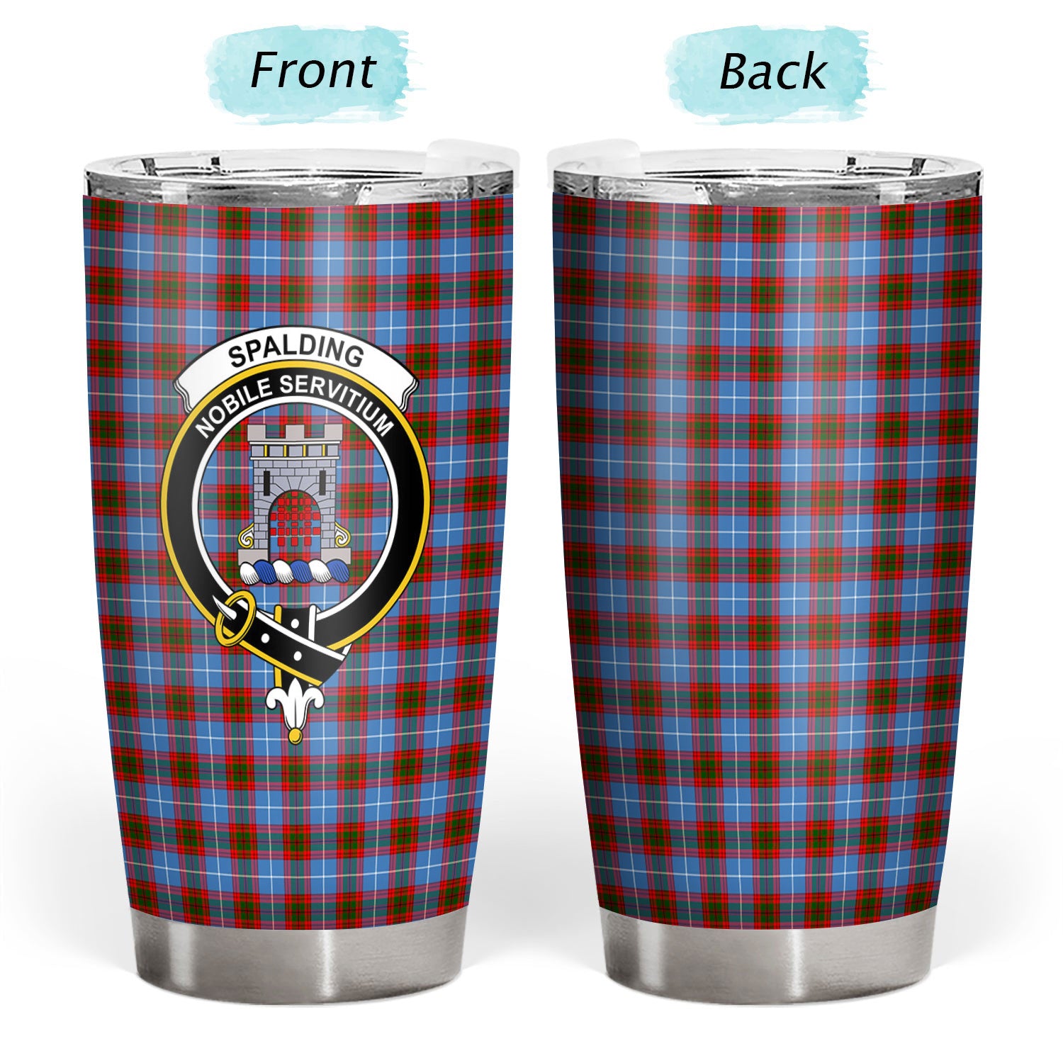 Spalding Tartan Crest Tumbler