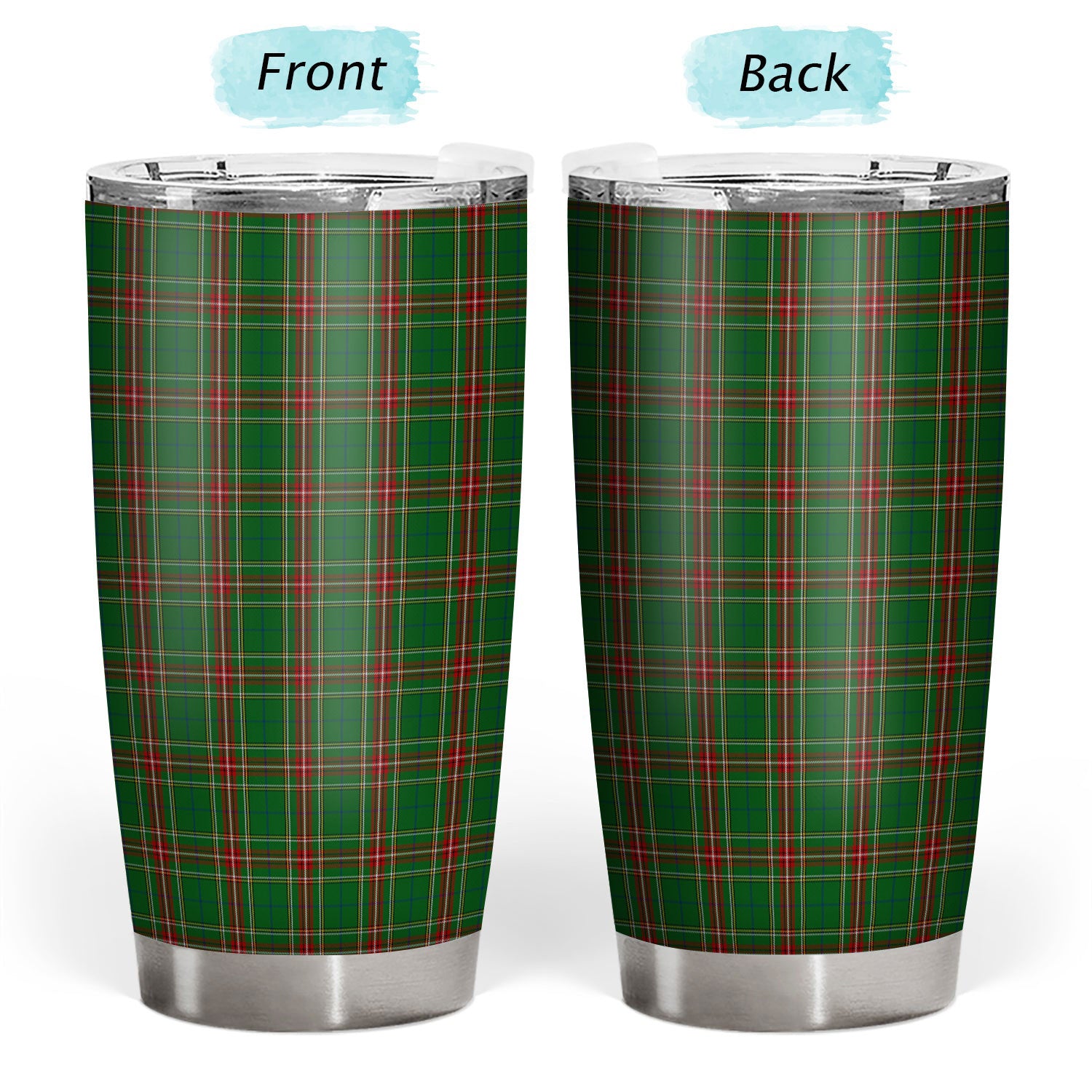 Steel Tartan Tumbler