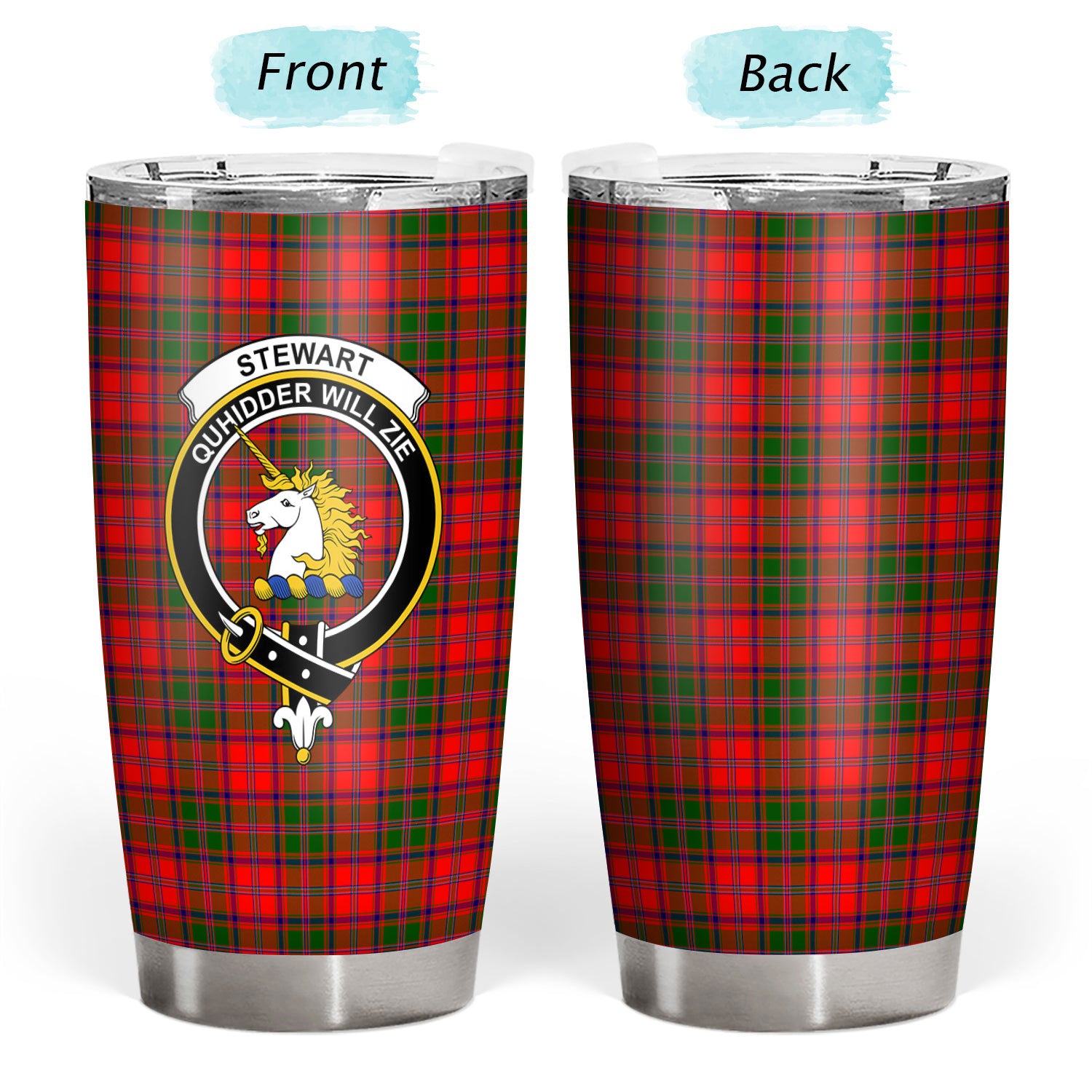 Stewart of Appin Modern Tartan Crest Tumbler