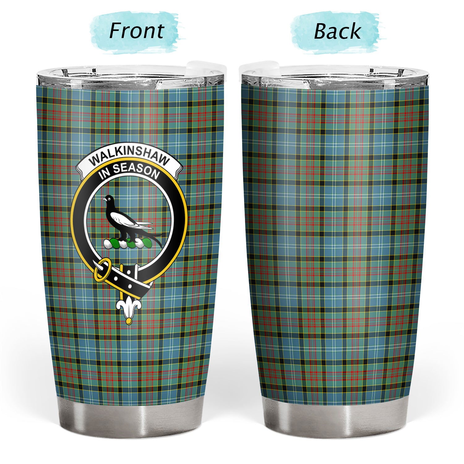 Walkinshaw Tartan Crest Tumbler