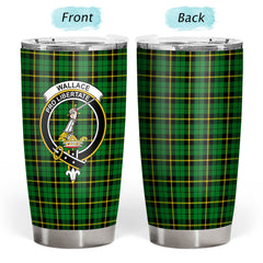 Wallace Hunting Modern Tartan Crest Tumbler