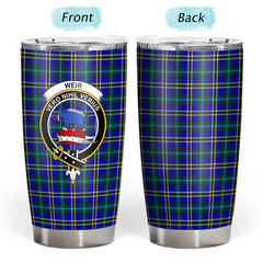 Weir Modern Tartan Crest Tumbler