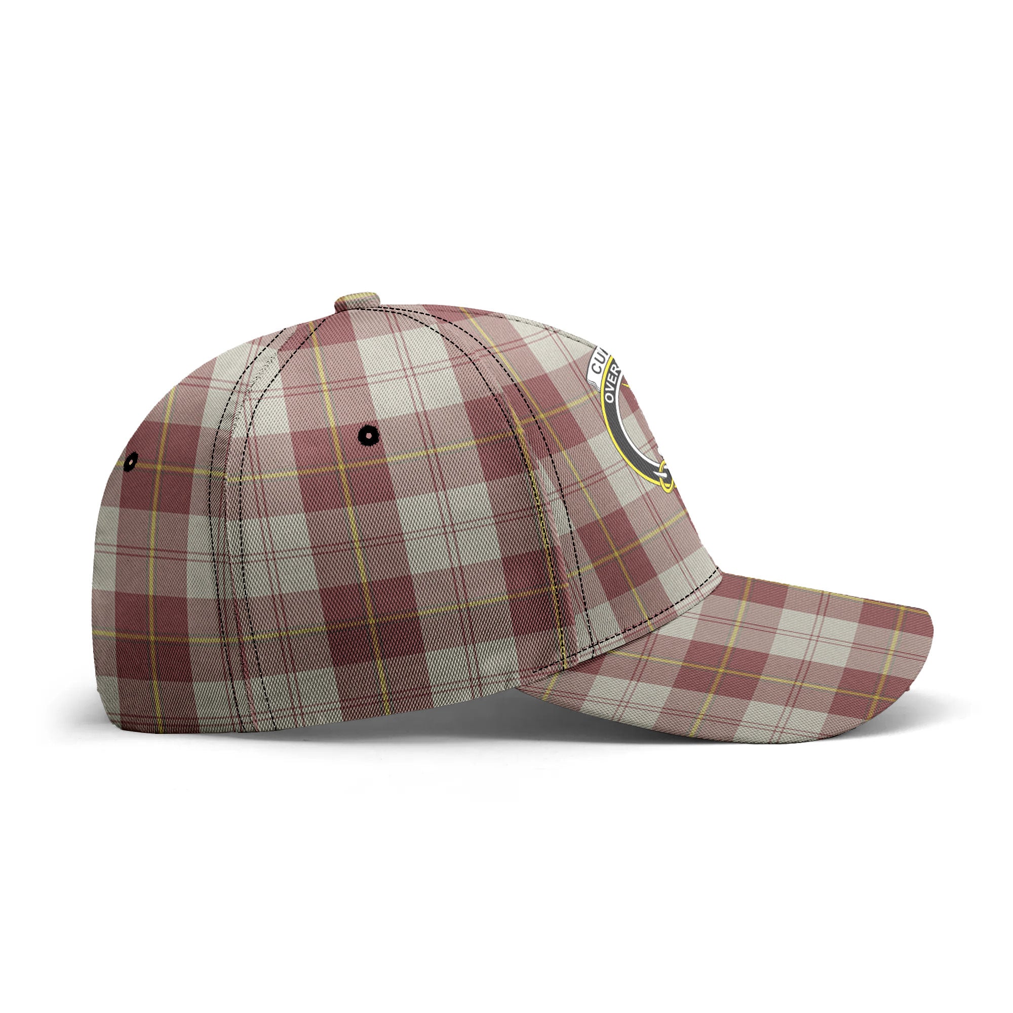 Cunningham Burgundy Dancers Tartan Crest Classic Cap