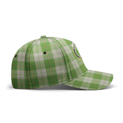 Cunningham Dress Green Dancers Tartan Crest Classic Cap