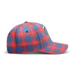 Galloway Red Tartan Crest Classic Cap