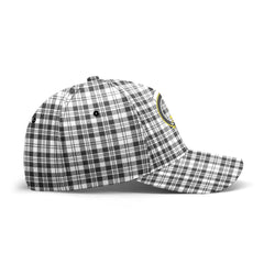 Scott Black & White Modern Tartan Crest Classic Cap