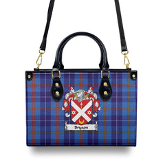 Bryson Tartan Coat of Arms Leather Handbag