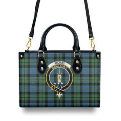 McKay Ancient Tartan Crest Leather Handbag