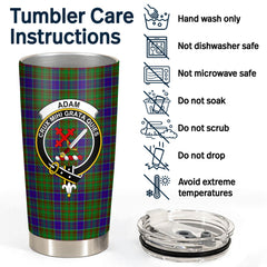 Adam Tartan Crest Tumbler