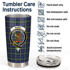 Balfour Blue Tartan Crest Tumbler