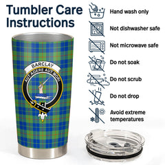 Barclay Hunting Ancient Tartan Crest Tumbler