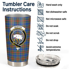 Beaton Ancient Tartan Crest Tumbler