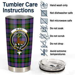 Blair Modern Tartan Crest Tumbler