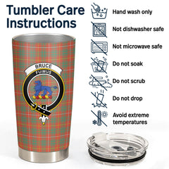 Bruce Ancient Tartan Crest Tumbler