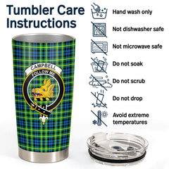 Campbell of Breadalbane Ancient Tartan Crest Tumbler