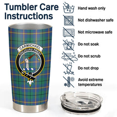 Carmichael Ancient Tartan Crest Tumbler